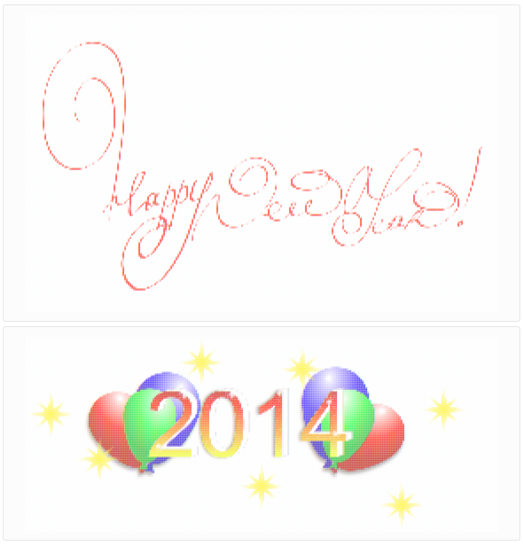 Sublimigeek vous souhaite une bonne année 2014